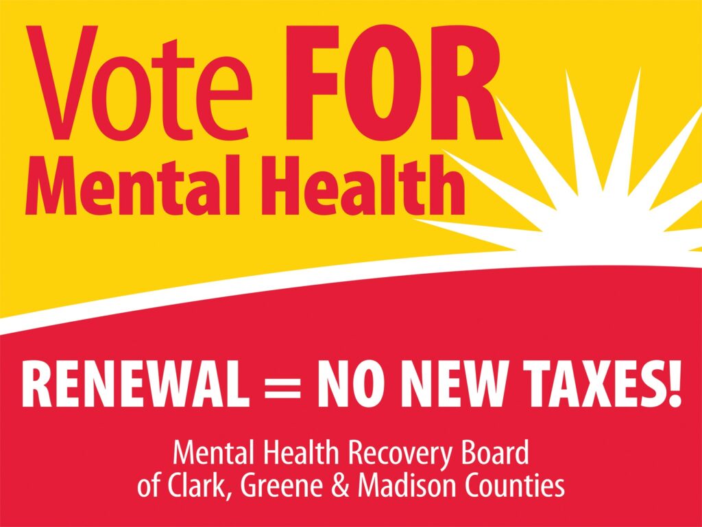 Vote for mental health - No New Taxes